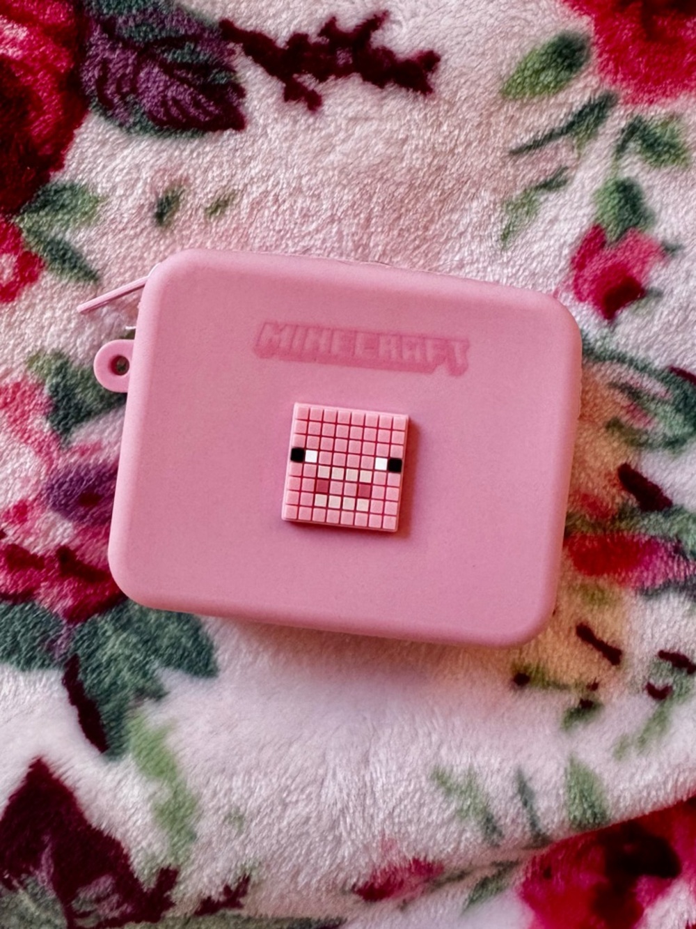 Minecraft Pink Pig Mini Rubber Case/Coin Pouch